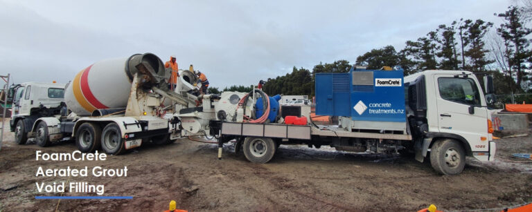 FoamCrete Aerated Grout Void Filling